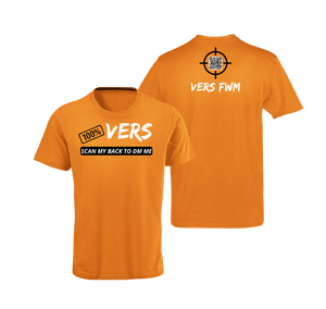 100% VERS QR Code T-Shirt