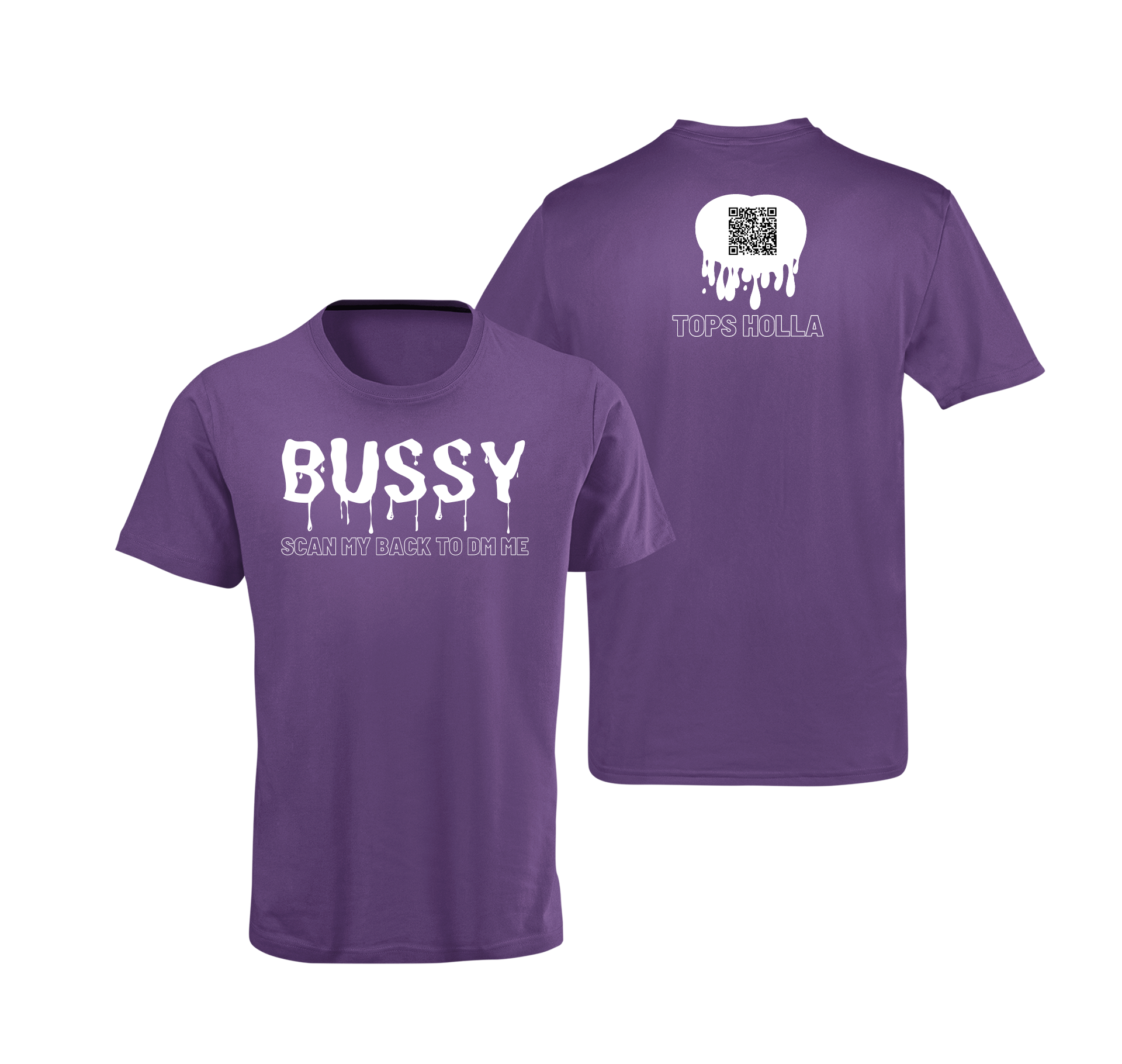 Bussy QR Code T-Shirt