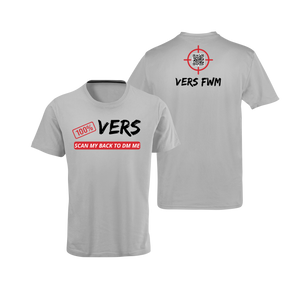 100% VERS QR Code T-Shirt